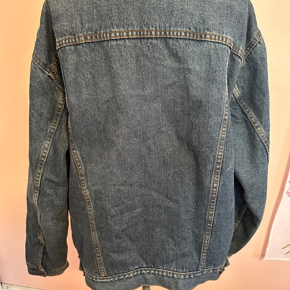 Levi's Cream Sherpa Lined Jacket - Picture 5 of 7